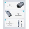 GRAUGEAR | 3 Ports USB 3.0 HUB + Gigabit Ethernet