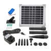 Solar Water Pump with Backup Battery for Birdbath, Fountain, Small