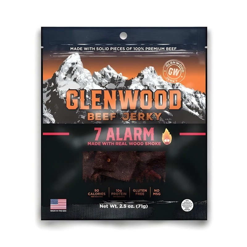 GLENWOOD 7 ALARM BEEF JERKEY