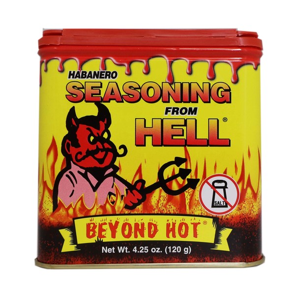 Ass Kickin' Seasoning From Hell, 4.25-Ounce Cans (Pack of 6)