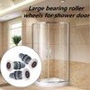 Qikuver Shower Cubicle Rollers, Sliding Door Rollers, Replacement Parts, Shower