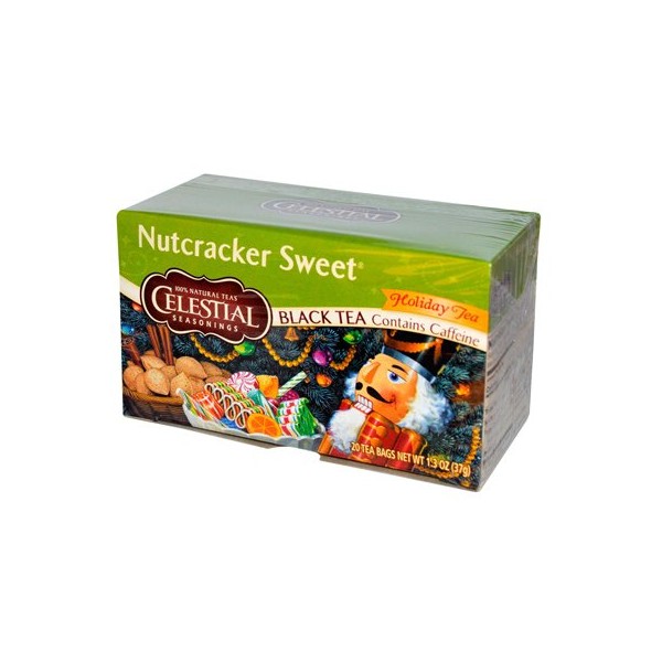 Celestial Seasonings Black Tea, Nutcracker Sweet,1.4 Ounce 20 Count