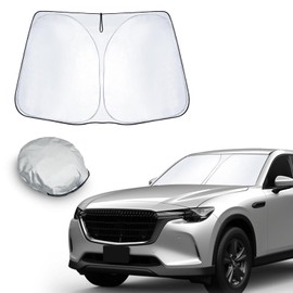 CDEFG Kompatibel mit Mazda CX60 CX-60 2022-2023 2024 Sonnenschutz Abdeckungen Frontscheibe Sonnenschirm Die Vordere Schallwand Windschutzscheibe Auto Sonnenblende CX 60 Zubehör