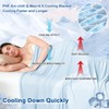 PHF Reversible Double Cooling Blanket Throw Size, Ultra Soft Arc-Chill