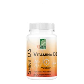 All Nature Vitamina D3 5000 Ui 60 Capsulas Sabor Sin Sabor