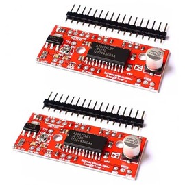PAMEENCOS 2pcs A3967SLBT Stepper Motor Drive Module Board for DIY Laser Engraving Machine