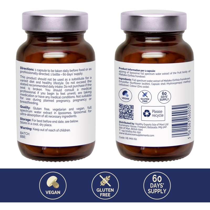 Blue Ocean Supplements Blue Ocean Supplements C Maitake C World's