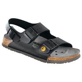 Birkenstock ESD-Sandale Milano, Größe 42, schwarz, schmal 634798-42 (2570.574030 2570.574038 2570.574040 2570.574048 2570.574050 2570.574058 2570.574060 2570.574068 574030 574038 574040 574048)