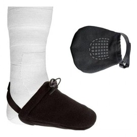 Non-slip foot cast cover socks foot protector auxiliary supplies for walking silver black length adjustment black 1p