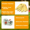 CIYIN Robotic Lawnmower Blades, Pack of 18 Replacement Blades for