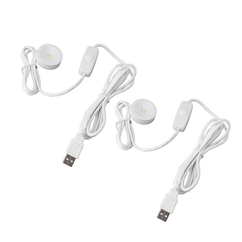 2PCS LED Spot Lights Professional 5V USB Dimmable Round Small