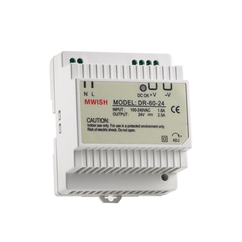 TMEZON DR-60-24 Transformer Power Supply Electric DIN 100-240VAC / 1.8A