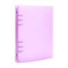 BAOFALI A5 6 Ring Binder Cover Clean Transparent Soft PVC