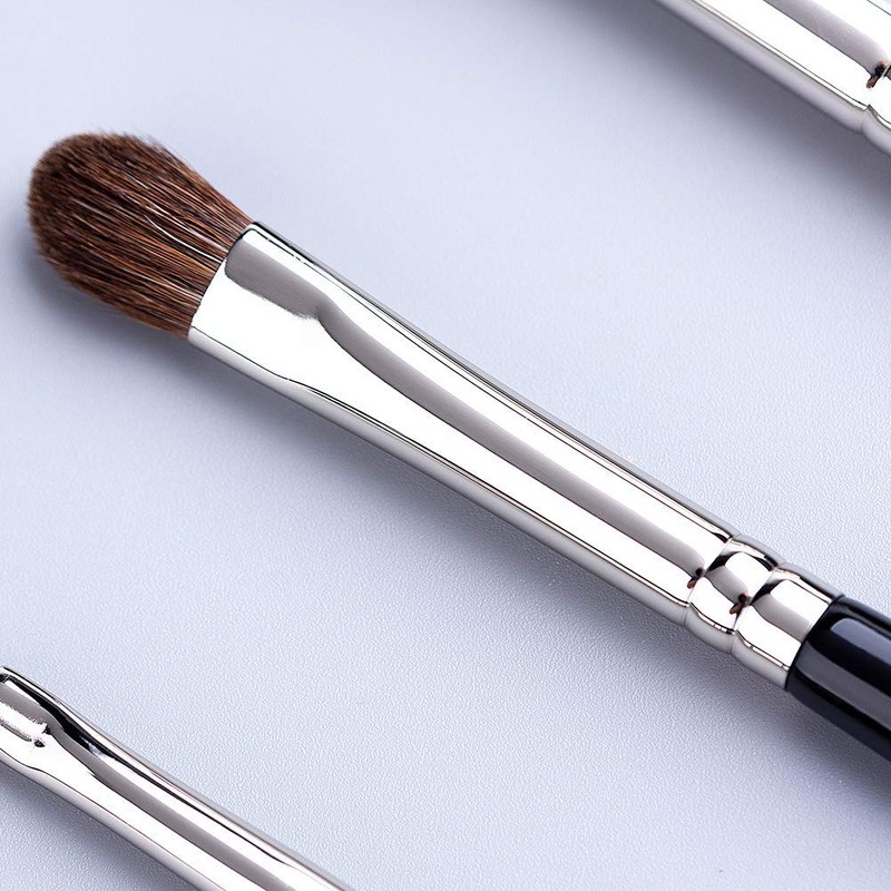 UNIMEIX 20 Pcs Black Makeup Brushes Powder Foundation Eyeshadow Eyeliner