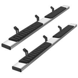 KUIPERAUTO 6 inches Running Boards Side Steps Compatible for 2007-2021 Toyota Tundra Crew MAX Cab (4 Full Size Doors)