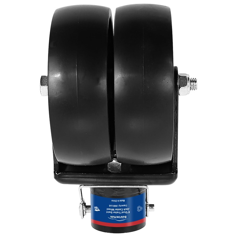 6-Inch Boat Trailer Jack Wheel – Heavy-Duty 2000LBS Replacement Caster