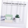 FELTECHELECTR 1pc Compact Wet Tissue Box with Lid Practical Napkin
