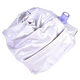 Inflatable Thick Seat, Comfortable Portable Folding Air PVC Inflatable Kayak Canoe Boat Seat Pad Cushion for Camping Fishing White