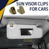 RGOAANC 2PCS Sun Visor Support Clip Retainer, Interior Sun Visor