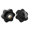 Star Knob Handle Through Hole Female Thread Star Knob Plastic