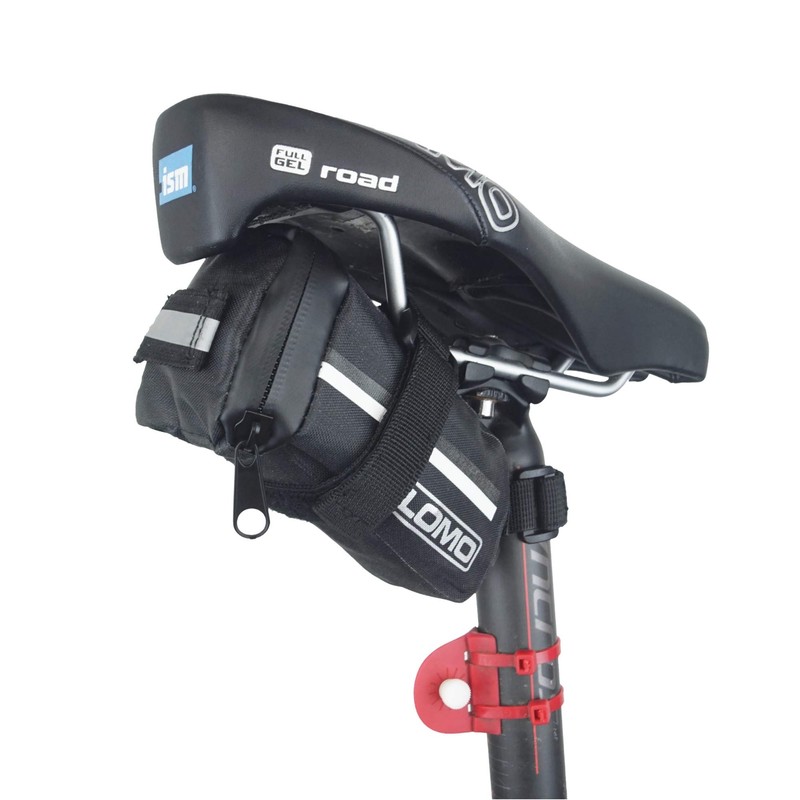 Lomo Waterproof Road Bike Saddle Bag - Small Black