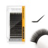 NAGARAKU Ellipse Flat Eyelash Extension Professional Double Split Tip Individual