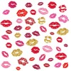 SUPERDANT Kiss Lips Wall Stickers 48pcs Red Lips Sticker Self-Adhesive