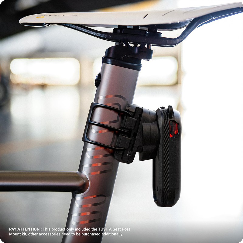TUSITA Bicycle Mount Compatible with AirTag - Round, D-shaped, Aero