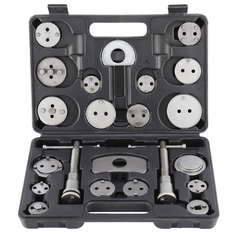 8MILELAKE 24pcs Disc Brake Caliper Compression Wind Back Tool Kit,