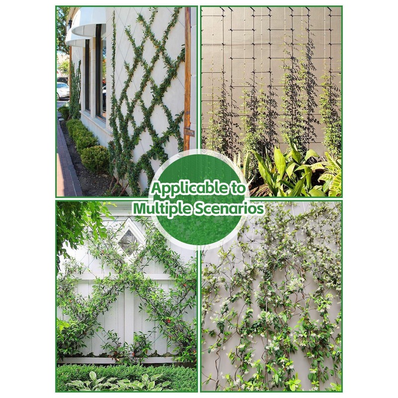 100FT Garden Wire Trellis for Climbing Plants, Kalolary T316 Stainless