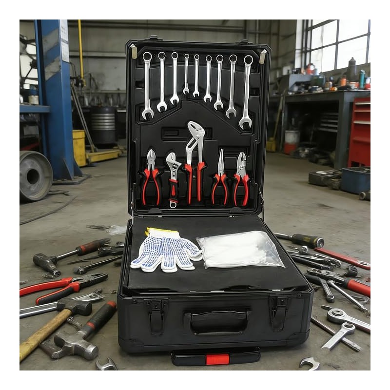 Arcwares 799pcs Aluminum Trolley Case Tool Set Silver, House Repair