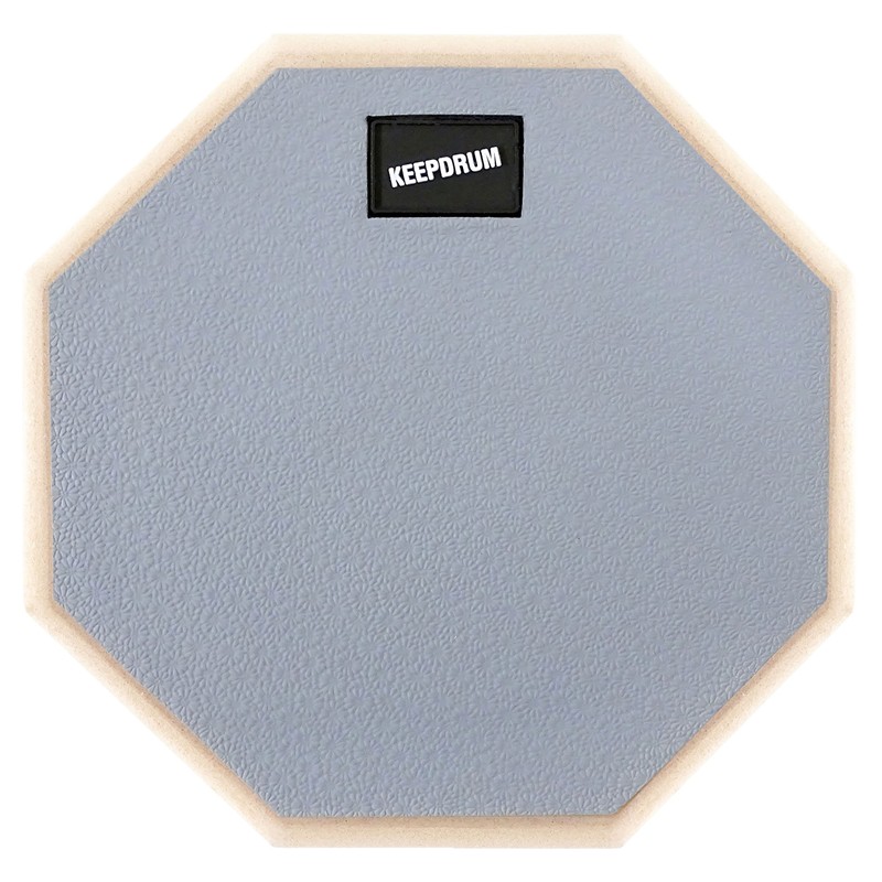 keepdrum DP-GY Practice Pad Grey Drum Kit with 8 mm