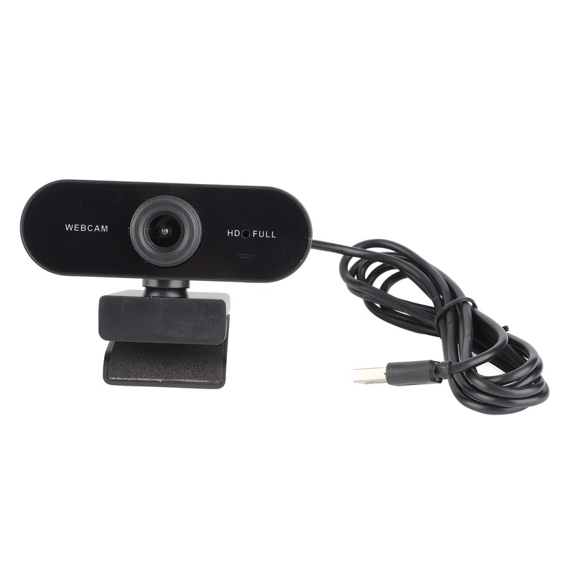 Webcam USB Camera Builtin Microphone Computer Accessory for Live Broadcast