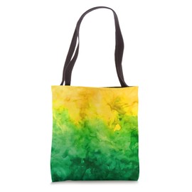 Green To Yellow Watercolor Gradient Tote Bag