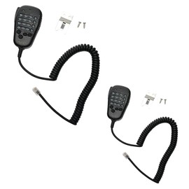 TDYU Mh-48a6j 6 Pin DTMF Speaker Mic Handheld Microphone Compatible with Yaesu FT-7800R FT-7900R FT-8800R FT-8900R FT-2900R FT-1500 FT-8100 FT-8100M FT-8500 FT-8800 Walkie Talkie Radio 2Pack