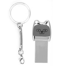 Flash Drive 3.0 TypeC HighSpeed Mini U Disk for Computer Mobile Phone Tablet Printer(Dual purpose U Disk Earphone Honey Smile 32GB-3.0)