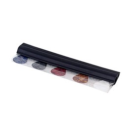 Alnicov Guitar Picks Holder Clamp Clip Black Rubber Microphone Stand Pick holder with 5Pcs Picks