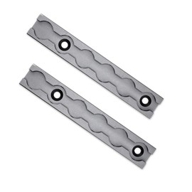 VanEssential 6" Venture Track T-6 Aluminium L-Track Gray Anodized (Rectangle Profile) - 2 Pack
