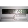 Glass Tube Dia 1 cm - Y Shape Double Barrel