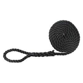 Extreme Max 3006.2807 BoatTector Twisted Nylon Fender Line Value 2-Pack - 1/4" x 6', Black