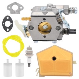 Amazeful 503281504 Carburetor for Husqvarna 50 51 55 55 Rancher Chainsaw Replaces Walbro WT-170 WT-170-1 with 503608301 Filter