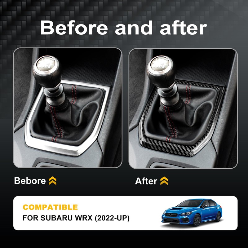 FXETRNL Covers for Subaru WRX (2022-2023), Gear Shift Frame Cover,