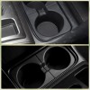 Unbranded 2x Front Console Cup Holder Insert Liner Black Fit