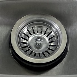 BBQGUYS Signature Stainless Steel Sink Strainer for 3 1/2-Inch Drains - BBQ-Strainer-SS