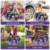 ZIOZERTT Cleaning Caddy Bag,Large Cleaning Supplies Organizer with Handle for