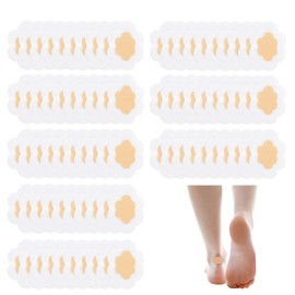 80pcs Blister Bandage Perforated and Breathable,Blister Guard Heel Pads Hydrocolloid Bandages, Waterproof Bandages Protection Patches for Toes, Blister Prevention, Heel