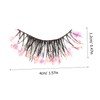 FRCOLOR Natural False Eyelashes Fluffy Wispy Lightweight Glitter Makeup Lashes