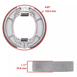 Caltric for Honda XL600R 1983 1984 1985 1986 1987 Front Brake Pads & Rear Brake Shoes