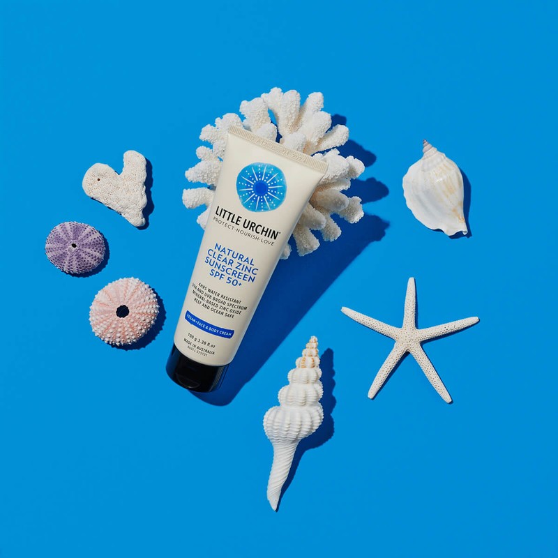 Little Urchin Natural Clear Zinc Sunscreen SPF 50+, 100ml