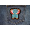 Ivamis Holly Elephant Patch Embroidered - 3x3 inch - P7467